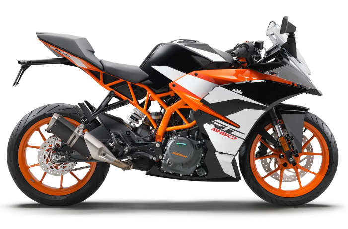 KTM RC 390 WHITE CHASSIS