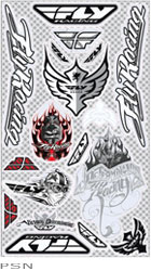 Fly racing decals and stickers