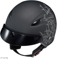 Hjc cl-21m skull & thorns half-helmet