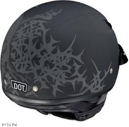 Hjc cl-21m skull & thorns half-helmet