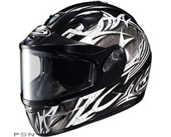 Hjc is-16 scratch snowmobile helmet