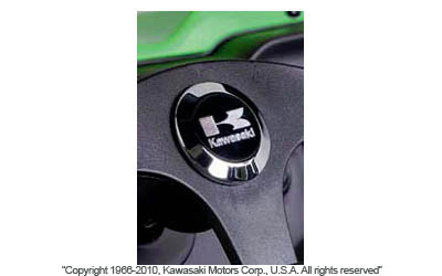 Aluminum steering wheel center cap