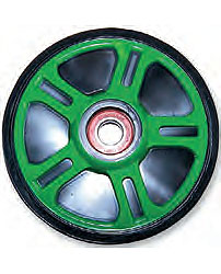 Parts unlimited colored idler wheels