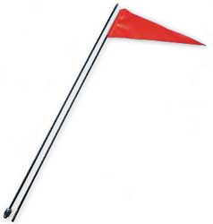 Flag with  fiberglass pole