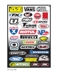 Factory effex® sponsor sticker kits