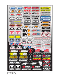 Factory effex® sponsor sticker kits